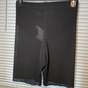 Yitty Mesh Me smoothing high-waist iconic black woman's size XL shorts NWT